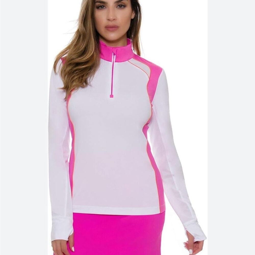 EPNY Pro Golf 1/4 Zip Long‎ Sleeve Mock Neck Top S